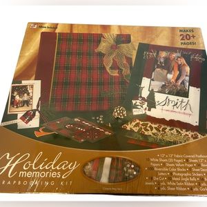 Holiday Memories Scrapbooking Kit 12 x 12" Album 20 Pages Westrim Crafts New